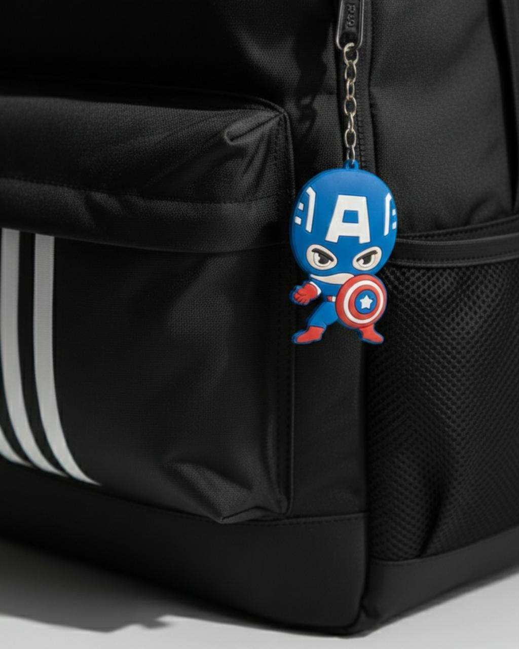 Captain America 2D Silicon Bagcharm